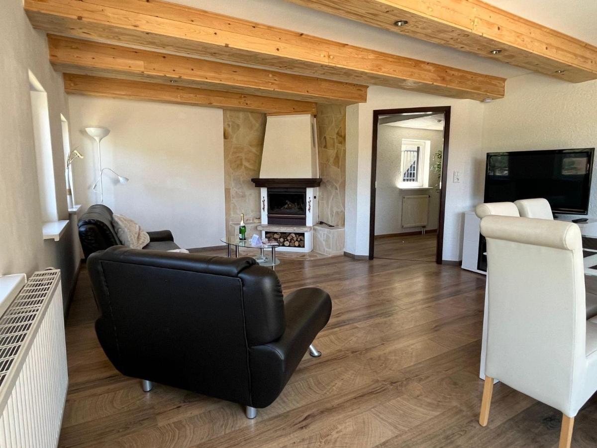 Saechsische-Schweiz-Ferienhaus-Wohnung-1-Mit-Elbblick-Sauna-Und-Kamin Konigstein an der Elbe Εξωτερικό φωτογραφία