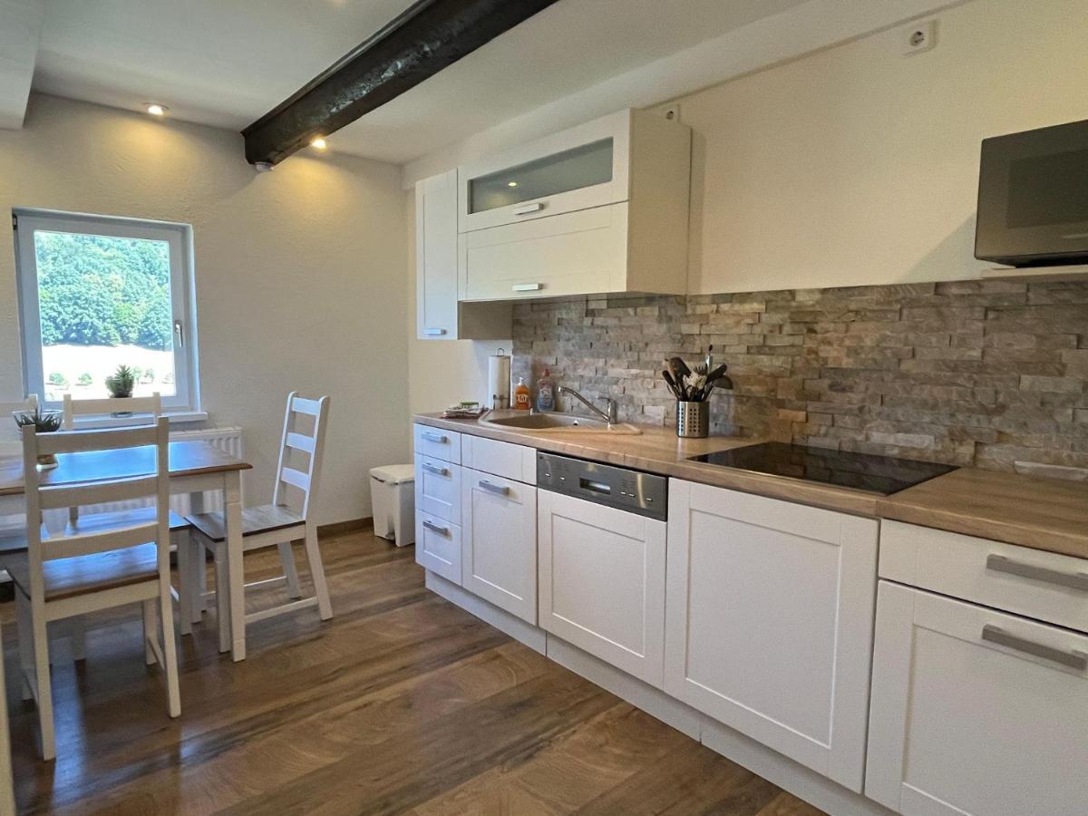 Saechsische-Schweiz-Ferienhaus-Wohnung-1-Mit-Elbblick-Sauna-Und-Kamin Konigstein an der Elbe Εξωτερικό φωτογραφία